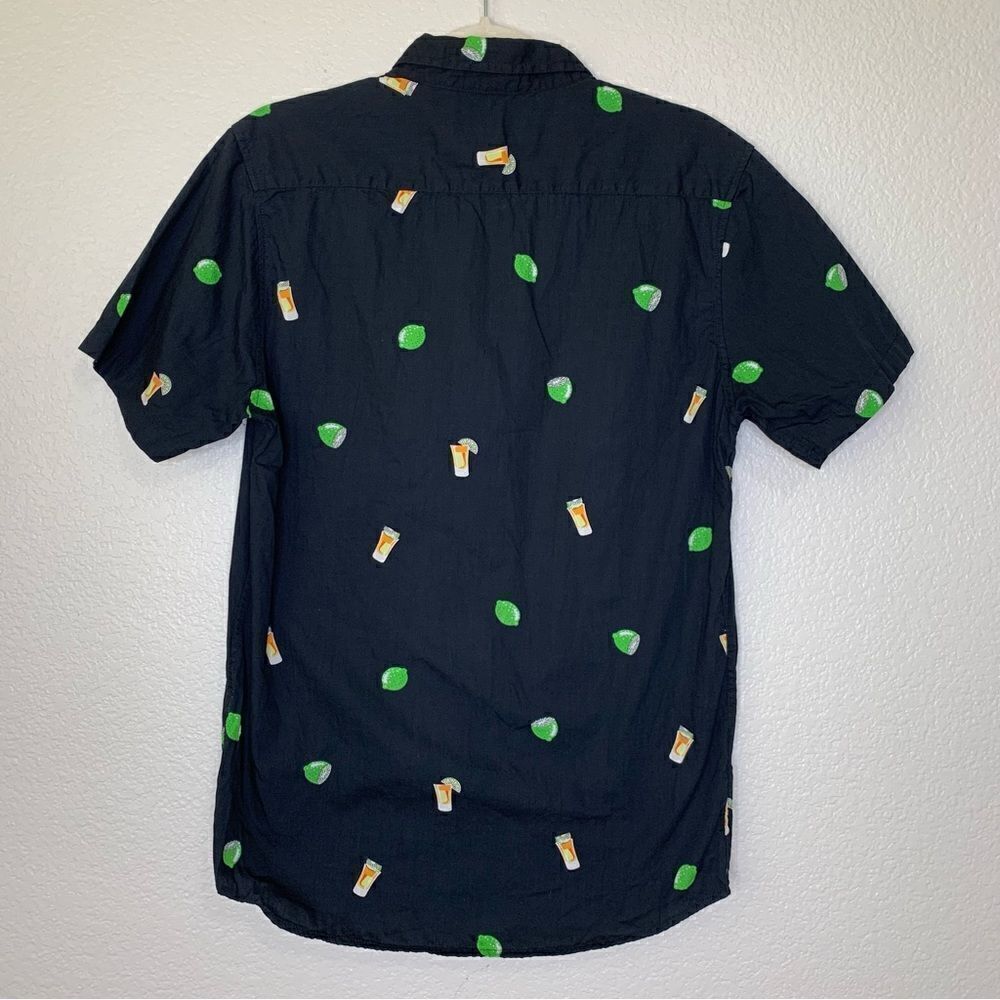 Molokai Men’s Black Lime Tequila Button Down Shirt - image 7